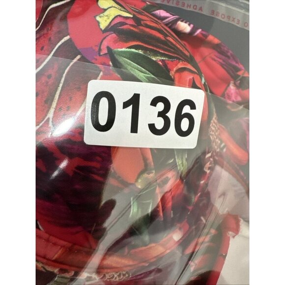 HAPARI Women's XS 0-2 Halter Tankini Swim Top Underwire Red Floral EUC - Picture 8 of 8